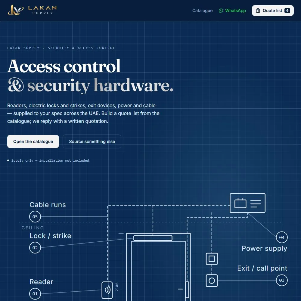 Lakan Supply — the full page