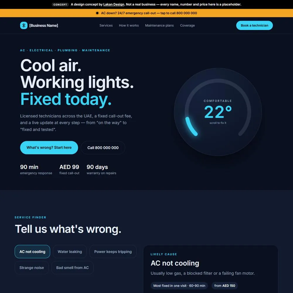 Technical Services — the full page